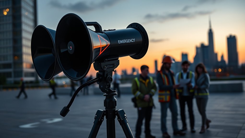 emergency megaphone selection factors