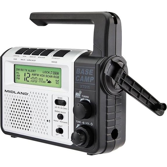 Midland XT511 Emergency Radio with NOAA & Flashlight