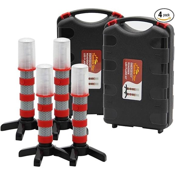 Twinkle Star Emergency Roadside Flares Set of 4