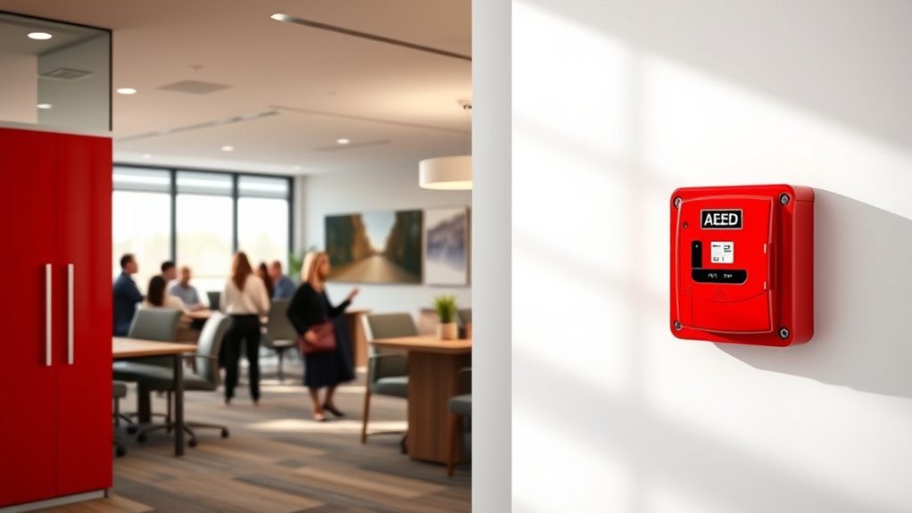 ensure aeds are accessible