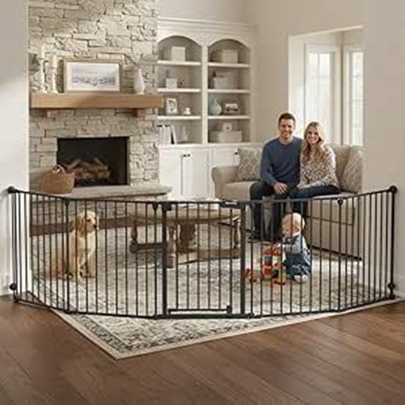 Mumeasy 126 Extra Wide Baby & Pet Gate