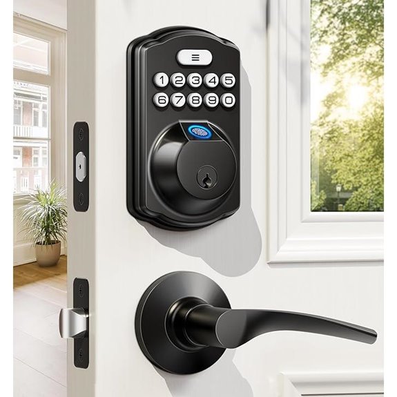 Veise Fingerprint Door Lock with Handles