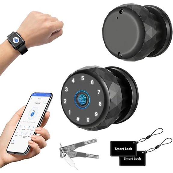 Smart Fingerprint Door Lock with Keypad and App Control