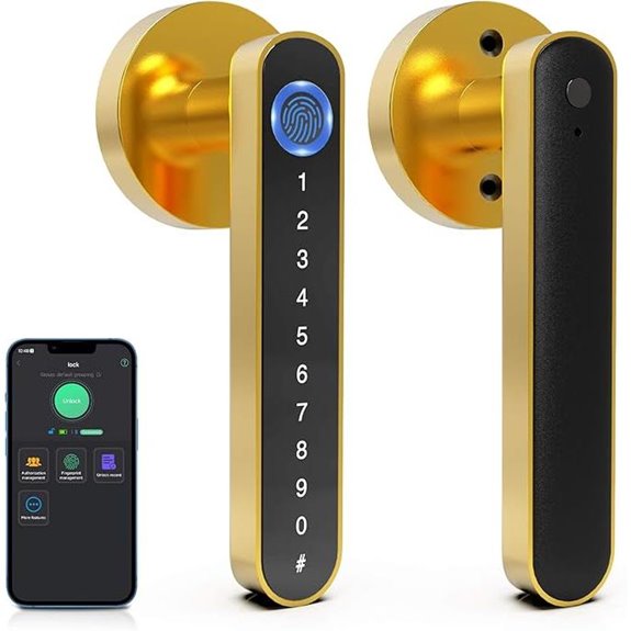 eLinkSmart Fingerprint Door Lock with Keypad