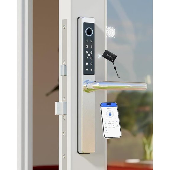 Smart Lock Fingerprint Deadbolt for Metal Doors