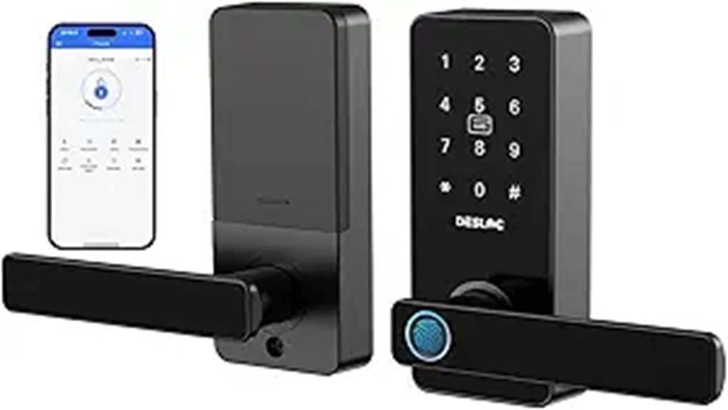 DESLOC B200L Fingerprint Smart Lock with Handle