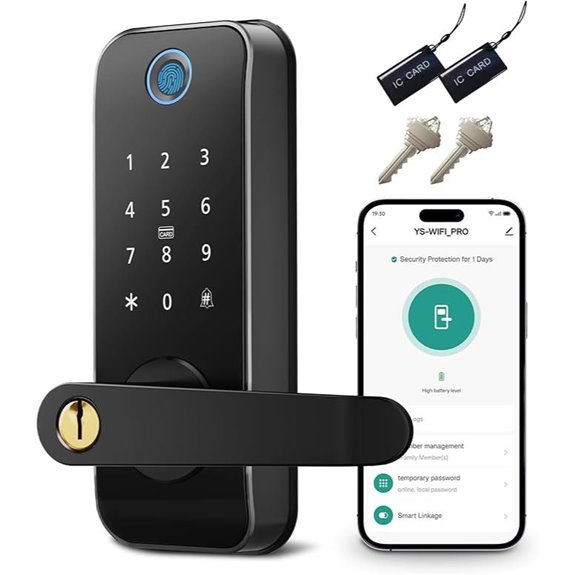 Smart Door Lock with Fingerprint & WiFi