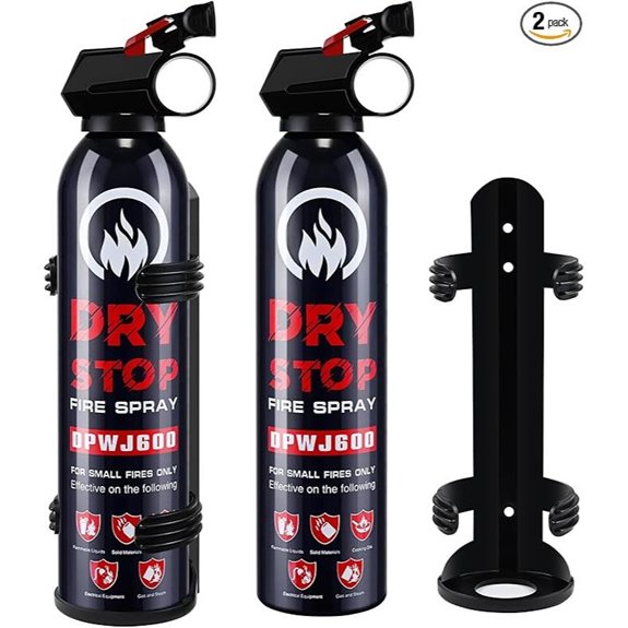 2-Pack Dry Stop Fire Spray for Home and Vehicle