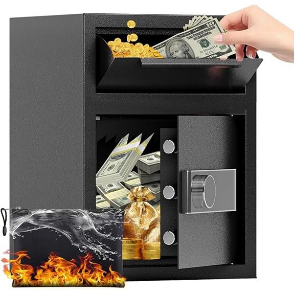 DropSafe Fireproof Digital Security Safe with Combination