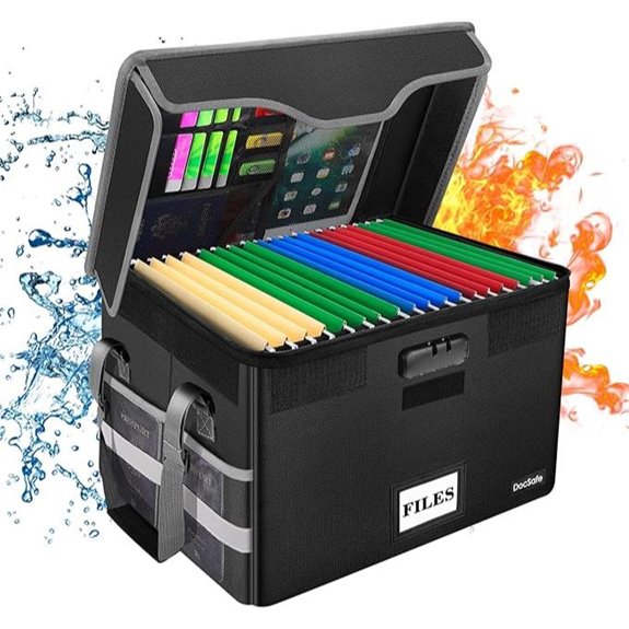 DocSafe Fireproof Lockable Document Storage Box