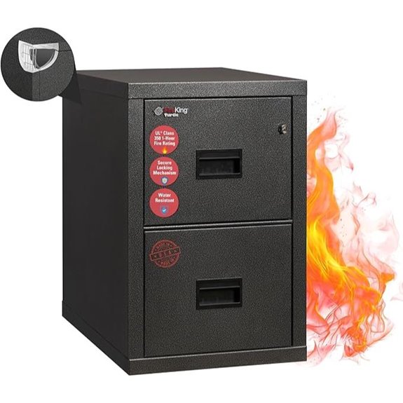 FireKing Turtle 2-Drawer Fire Safe File Cabinet