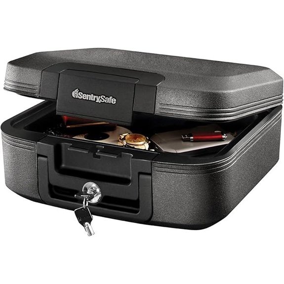 SentrySafe Fireproof Waterproof Safe with Key Lock