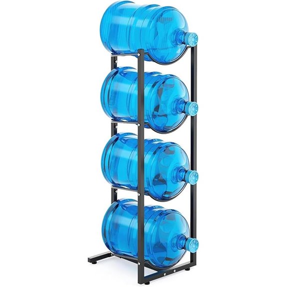 MYLOLF 5-Gallon Water Jug Storage Rack
