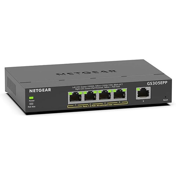 NETGEAR 5-Port PoE Gigabit Ethernet Switch