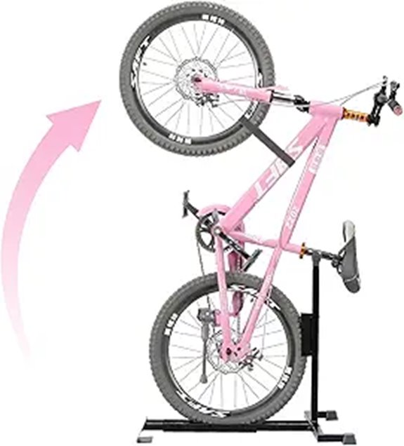 Vertical Indoor Bike Rack for Floor Storage