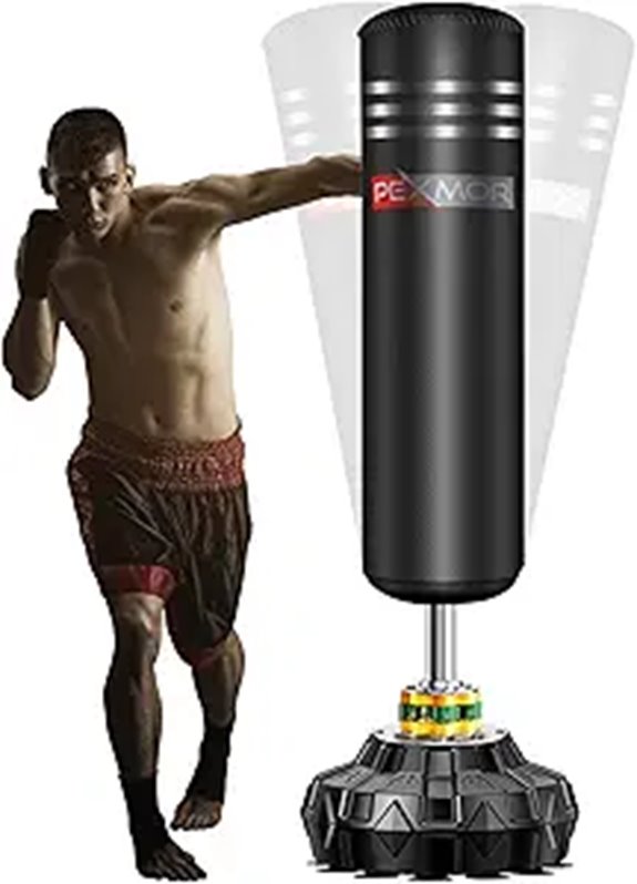 PEXMOR Freestanding Punching Bag with Base and Absorption