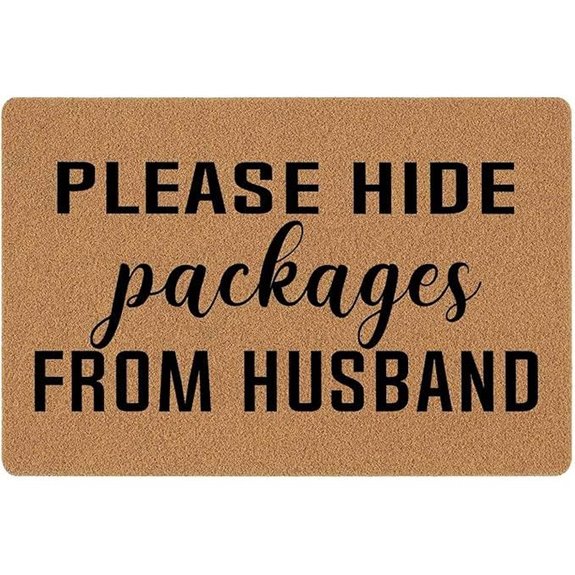 Funny Doormat - Welcome Entryway Mat Hide Packages