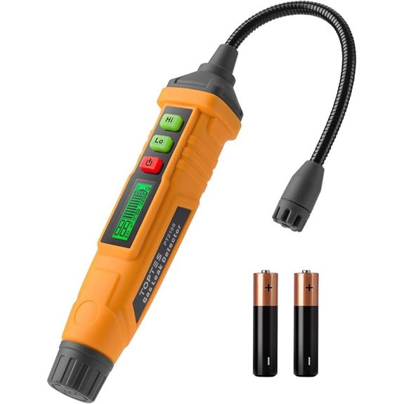 TopTes Gas Leak Detector with 4-Inch Probe