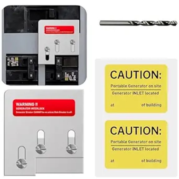Generator Interlock Kit for Square D QO & Homeline Panels