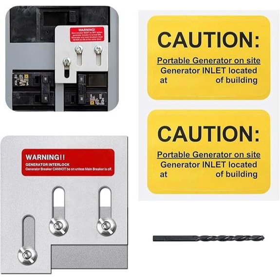 Generator Interlock Kit for Square D QO & Homeline Panels