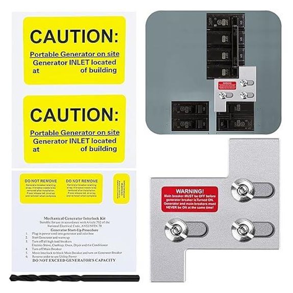 Generator Interlock Kit for GE 150/200 Amp Panels