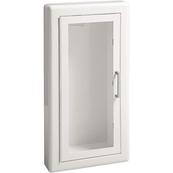 glass door fire cabinet