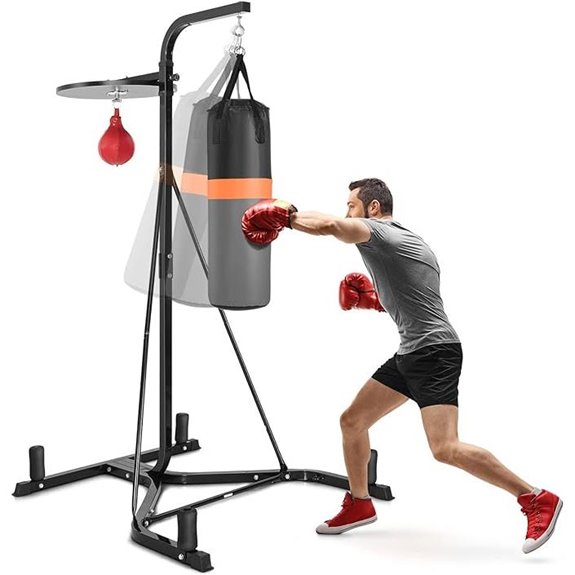Goplus Free-Standing Punching Bag and Stand