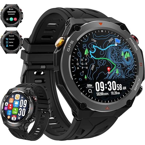 Military GPS Smartwatch with Call & Sports Modes