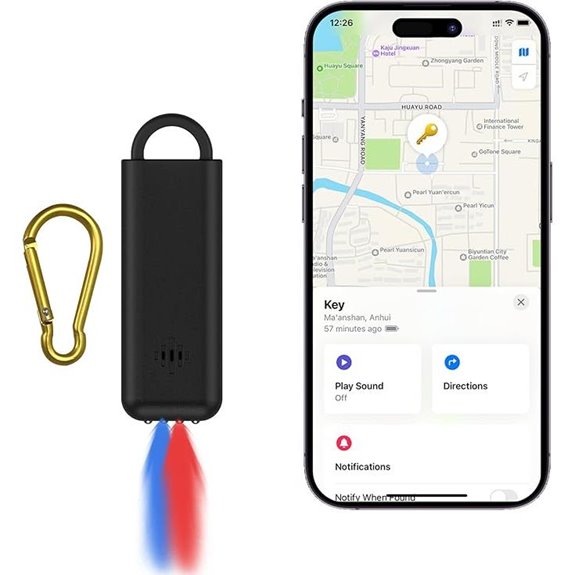 Personal Safety Alarm with GPS and Find My Compatibility