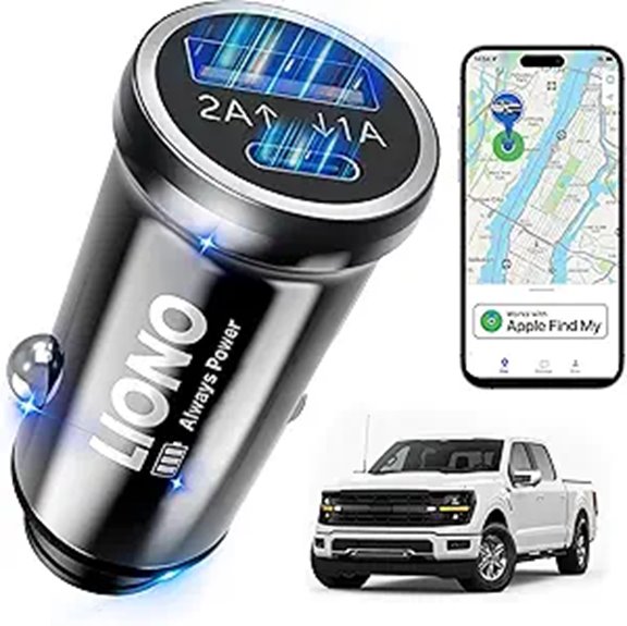 LIONO Car GPS Tracker & Charger with Battery