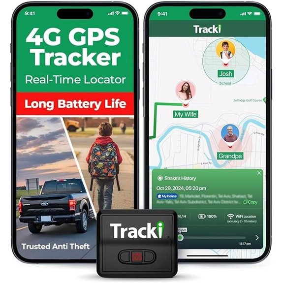 Tracki GPS Vehicle Tracker with App and Worldwide Coverage