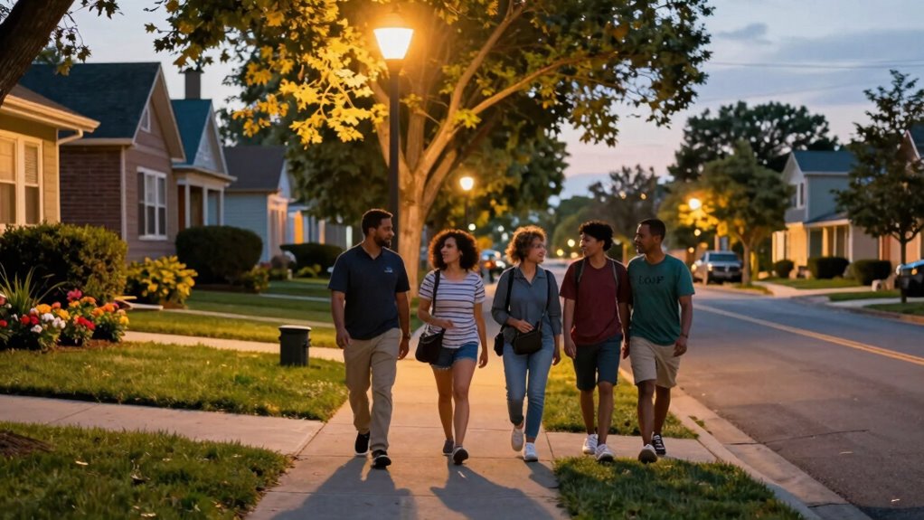 group walks promote safety