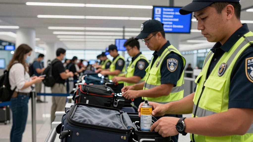 handling confiscated pepper spray