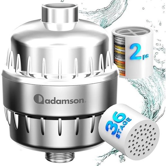 Adamson Shower Filter for Hard Water