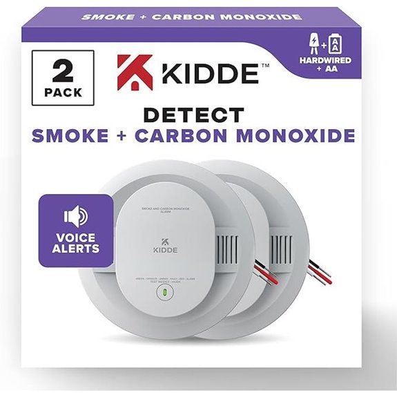 Kidde Hardwired Smoke & CO Detectors (2 Pack)