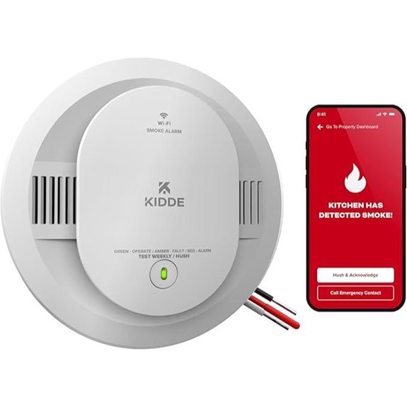 Kidde Smart Hardwired Smoke Detector with Backup Battery