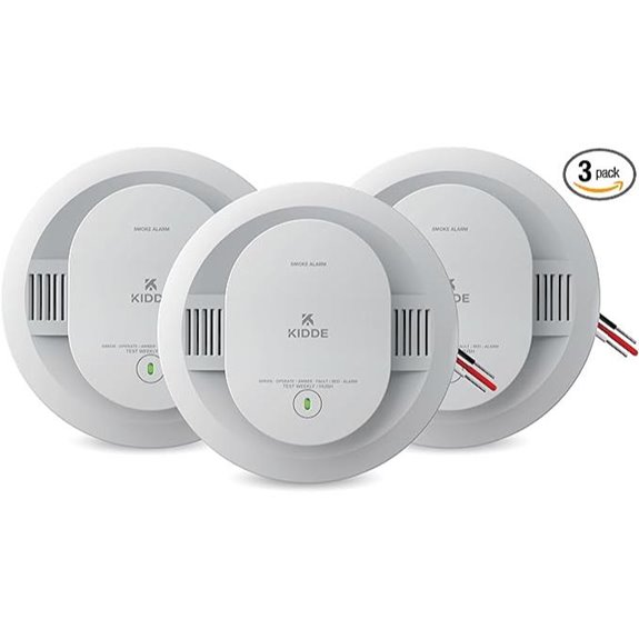 Kidde Hardwired Smoke Detector 3-Pack with Backup