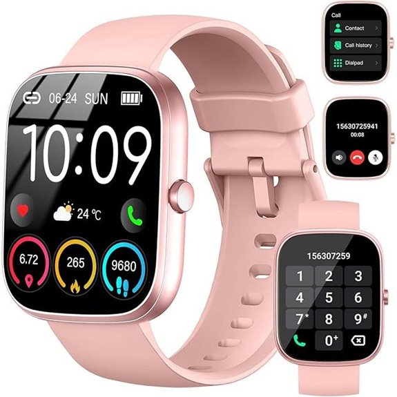 HD 1.91 Smartwatch with Fitness & Sleep Tracking