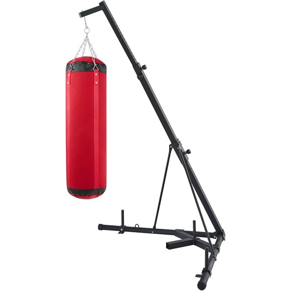 ZELUS Heavy-Duty Adjustable Boxing Punching Bag Stand