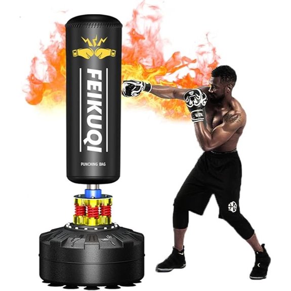Feikuqi 205lb Standing Punching Bag for Adults