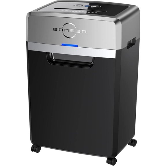 BONSEN 24-Sheet Cross-Cut Heavy Duty Paper Shredder
