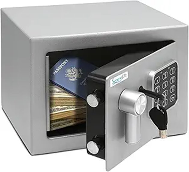 SereneLife Heavy Duty Digital Safe Box with Lock