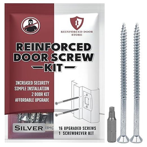 Reinforced Door Screw Kit for Security and Strength