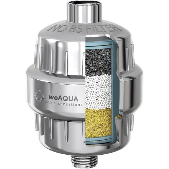 WeAQUA Heavy Duty Shower Filter for Hard Water