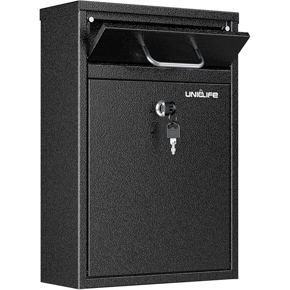 Uniclife Heavy Duty Wall Mailbox with Lock
