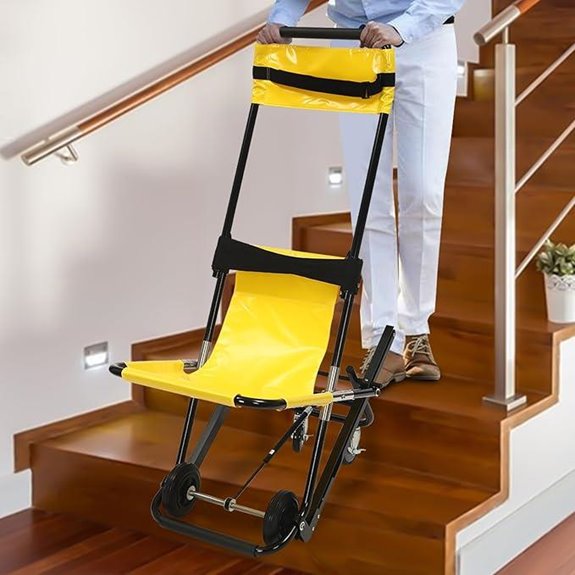 Manual Aluminum Stair Lift Chair for Elderly 350 lbs