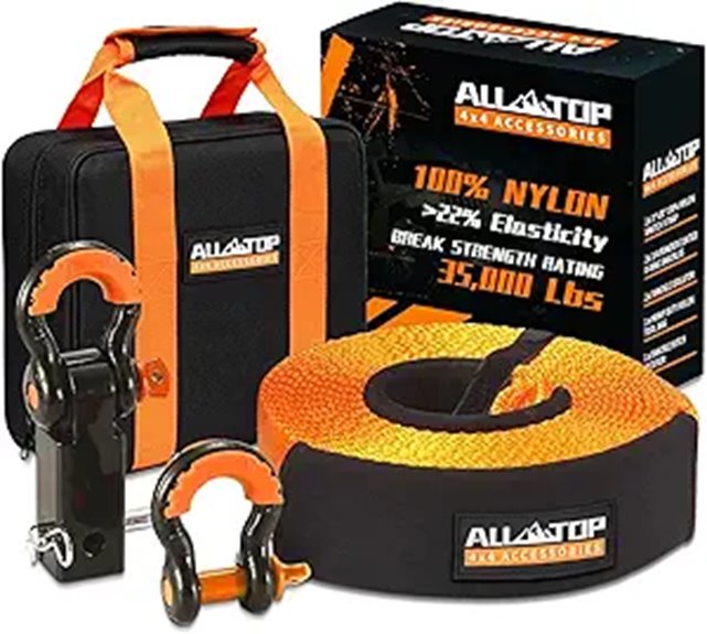 All-TOP Nylon Recovery Kit with Hitch Receiver