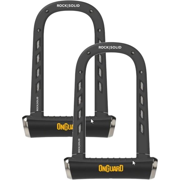 OnGuard RockSolid Heavy-Duty Steel Bike Lock Bundle