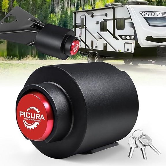 Heavy Duty Trailer Lock for RV Boat Pickup