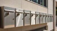 heavy duty wall mounted mailboxes